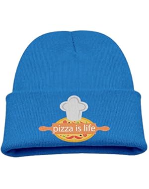 Pizza Is Life Baby's Beanie Cute Skull Cap