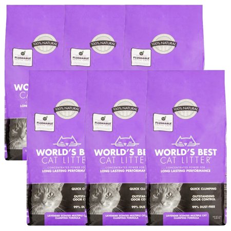 world's best cat litter lavender scented multiple cat clumping formula