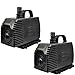 Simple Deluxe LGPUMP1056GX2 1056 GPH Submersible 15' Cord Water Pump for Fish Tank, Hydroponics, Fountains, Ponds, Statuary, 2 Pack 1056GPH