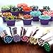 YIHONG Set of 8 Russian Piping Pips with Storage Box, Baking Supplies with 8 Icing tips, 1 Leaf tip Cake Decorating Tips for Cookies Birthday Wedding Cake