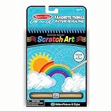 Melissa & Doug On the Go Scratch Art Hidden-Picture Pad - Favorite Things (Great Gift for Girls and Boys - Best for 5, 6, 7, 8, 9 Year Olds and Up)