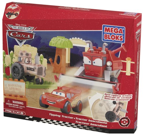 mega bloks tractor tipping