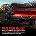 OPT7 60″ Redline LED Tailgate Light Bar – TriCore LED – Weatherproof Rigid Aluminum No-Drill Install – Full Featured Reverse Running Brake Turn Signal – 2yr Warrantythumb 2