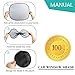 BLuesim Car Sunshade, Windshield Car Sun Shade for Kids Child Passenger, Side Rear Cling Sunshade with Sun Glare UV Rays and Heat for Vehicle SUV Driver Grey