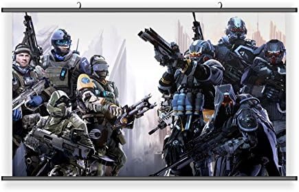 POSTUP Action Game Killzone Hanging Wall Scoll Fabric Decorative Horizontal Poster (21.6" x 13.8") - PUKILL11