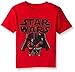 STAR WARS Little Boys' Cute Darth Toddler, Red, 3T