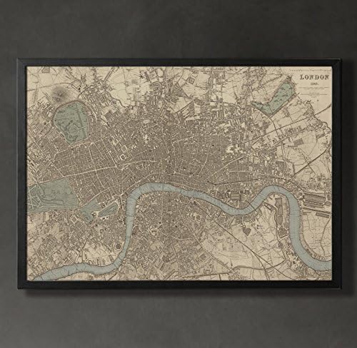 London Map Print, Home or office Decor
