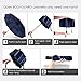 Bodyguard Foldable Travel Umbrella, Auto Open Close, 210T Teflon Coating and Lightweight 10 Ribs Strong Windproof Umbrella, Ergonomic Handle- Gift Box(Blue)