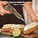 Urban Qreator Kitchen Blow Torch - Professional Refillable Aluminum Culinary Butane Torch with Adjustable Flame - Perfect for Crafts, Baking, Cooking Creme Brulee & BBQ