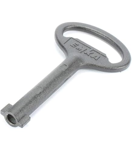 PATIKIL 6mm/0,24" Trou Douille Clé Clés, 12 Paquet Zinc Alliage Électrique Armoire Gaz Eau Compteur Interrupteur Sécurité Clé Pour Placard Panneau