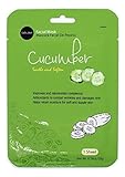 Celavi Essence Facial Mask Paper Sheet Korea Skin Care Moisturizing 12 Pack (Cucumber)