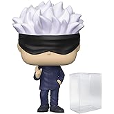 POP Jujutsu Kaisen - Satoru Gojo Funko Vinyl Figure (Bundled with Compatible Box Protector Case), Multicolor, 3.75 inches