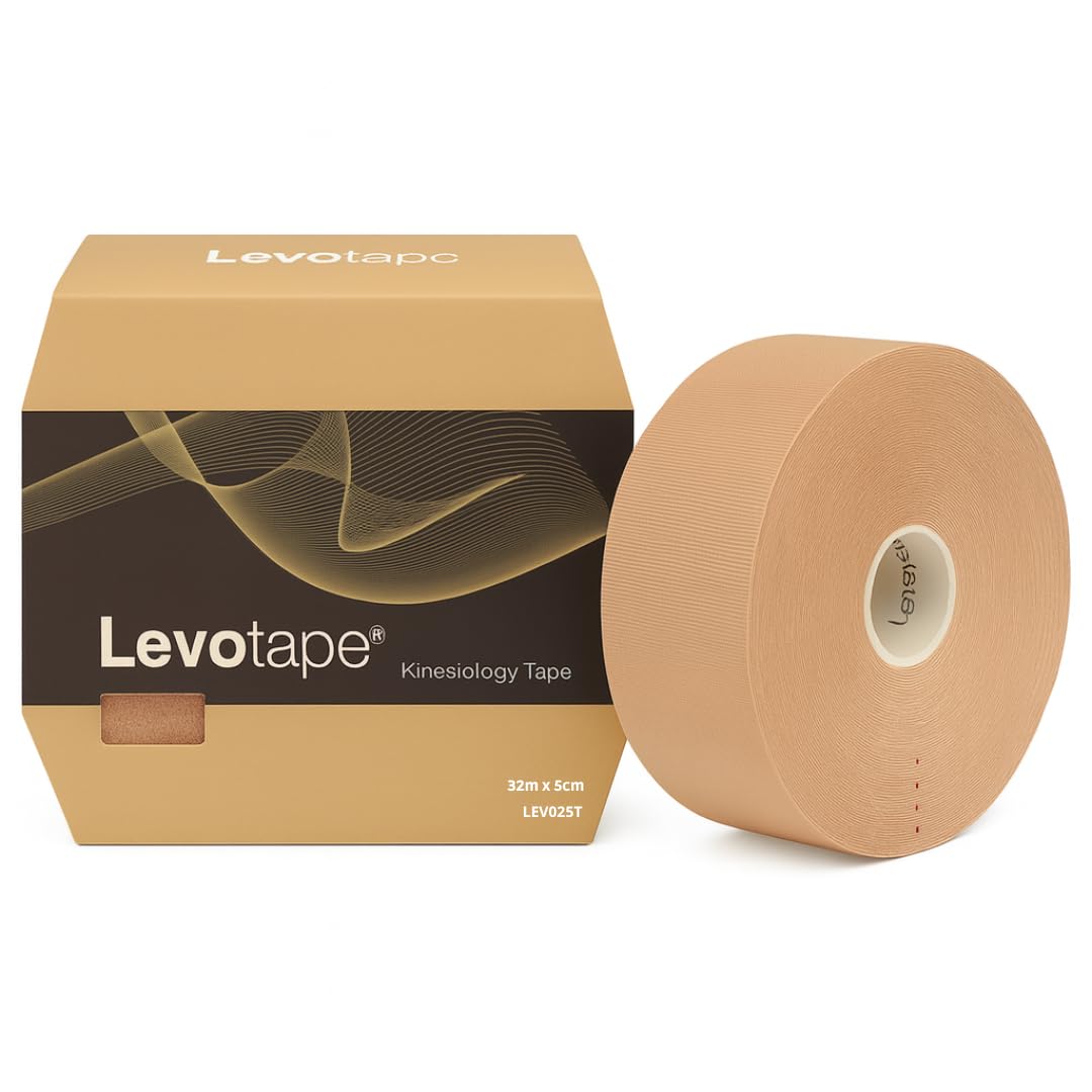 Levotape Kinesiology Tape Clinic Roll Length - 32m x 5cm, Beige