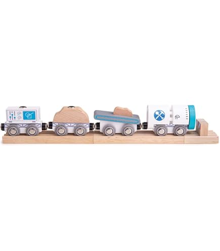 Bigjigs Passenger Train: Wooden Railway Fun For Kids