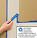 Blue Painters Tape 2 inch Wide (3 Rolls - 1.88in x 60yds), Blue Masking Tape for Painting Walls - Multi-Surface, Sharp Line, Residue-Free