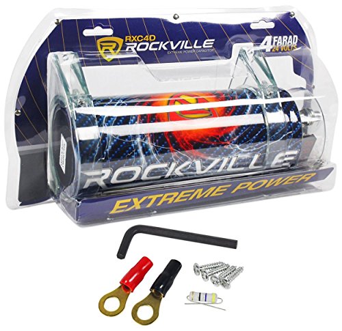 Rockville RDA4+8K Dual 4/8 AWG Multi-Amp True Gauge Wire Kit+4 Farad Capacitor - Thumbnail 6
