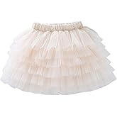 Jastore 6 Layered Tutu Skirt for Girls Princess Tulle Dance Skirts Toddler Girl Ballet Tutu Skirt