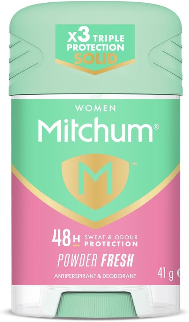 Mitchum Women Triple Odor Defense 48HR Stick Deodorant Anti-Perspirant Powder