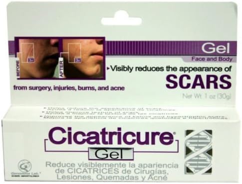 CICATRICURE FACE &amp; BODY SCAR REPAIR GEL CREAM FOR ACNE BURN CUT STRETCH MARK SKIN ACCIDENT INJURY SURGERY SCARS by MAL Trading UK