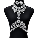 Holylove White 2016 Fashion Trend Personalized Body Statement Jewelry Necklace With Earrings - BN201613 Set
