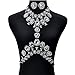 Holylove White 2016 Fashion Trend Personalized Body Statement Jewelry Necklace With Earrings - BN201613 Set