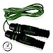 Epitomie PowerSkip Jump Rope with Memory Foam Handles and Weighted Speed Cable - Kryptonite Green