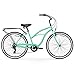 sixthreezero Around The Block Women’s 7-Speed Beach Cruiser Bicycle, 24″ Wheels, Mint Green, 14″/One Sizethumb 1