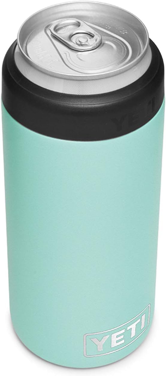YETI Rambler Colster Slim, Stainless Steel Can Insulator, Seafoam, 250 ml