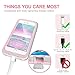 iPhone 8 Case, iPhone 7 Waterproof Case Compatible, ZVEproof Full Body Shockproof Snowproof Dirtproof Cover for Swimming Snorkeling iPhone 8/iPhone 7-4.7 inch (Pink)