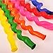 48-Inch Long Spiral Balloons with Pump , 100 Pack Assorted for Parties, Birthdays, Clowns, and Events decoration