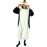 Bioworld Penguin Adult Hooded Kigurumi Onesie Costume Union Suit