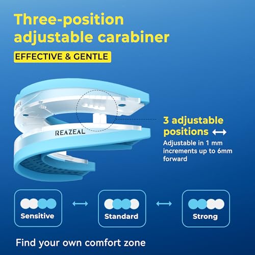 Anti Snoring Device for a Restful Sleep: Adjustable Anti Snore Mouthpiece, Helps Reduce Adult Snoring, Suitable for Home and Travel