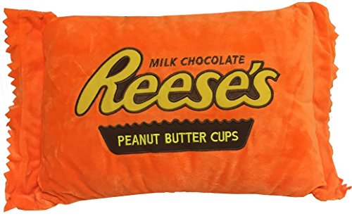 Reeses Peanut Butter Cups Embroidered Plush Pillow