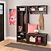 Prepac Space-Saving Entryway Organizer with Shoe Storage, Espresso