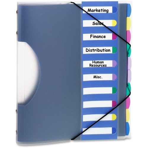 Pendaflex PileSmart Project Sorter - 10 x Divider - 10 x Tab - 8.50quot; x 11quot; - 1 Each - Multicolor Divider