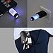 Portable Mini Keychain Flashlight USB Rechargeable Pocket Mini-Torch Ultra Bright Waterproof Pendant Light Lamp Gifts ABS Multicolor For Home Outdoor Activities or Emergencies White
