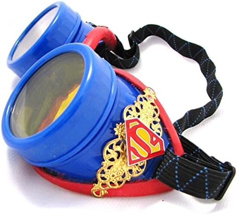 Super Girl Man Steampunk Goggles