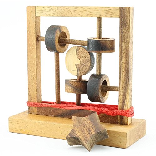 Brain games moon walker wooden puzzle