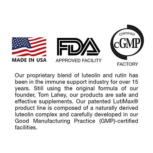 LutiMax Luteolin Complex w/Rutin Supplement Luteolin Supplement for