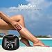 Waxing Kit, MarySun Hair Removal Wax Warmer Hot Wax Melt Heaters for Women Men with 4 Bags of Natural Hard Wax Beans (3.5 oz Each) and 10 Large Wooden Applicator Sticks