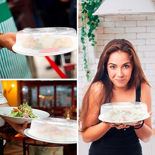Microwave Cover BPA Free for Kitchen - Microwave Lid Perfect for Protecting Food Dishes - Microwave Cover 24cm Diameter