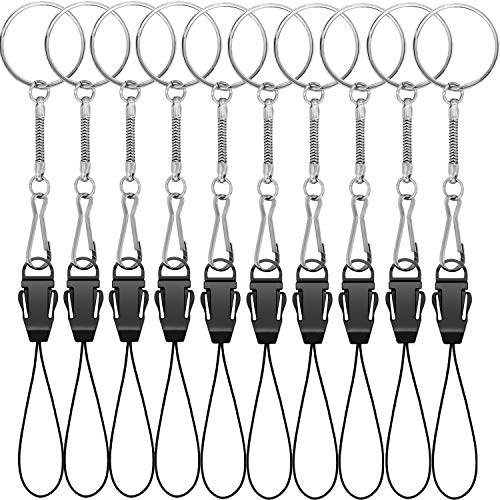 YOUOWO 10 pcs Lanyards for USB Flash Drive Cell Phone Keys iPod mp3 mp4 Strap ID Card Badge Small Lanyard and Other Small Electronic Devices Can disassemble Phone Charms Detachable Lanyard(10 Pack) - Thumbnail 3