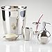 InterDesign Forma Metal Toothbrush Holder Stand for Bathroom, Vanity Countertops in Master, Guest, and Kids' Bathrooms, 3