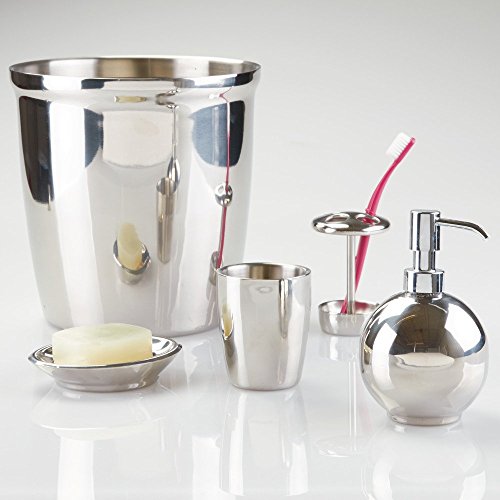 iDesign Forma Tumbler Cup for Bathroom Vanity Countertops Polished