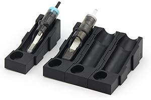 BUSY BEE TATTOO SUPPLY BISIBITA2 Assemble Tattoo Cartridge Needle Tray with Ink Holder 48pcs (Bk)