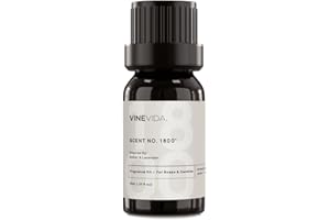 VINEVIDA [10mL] Amber & Lavender Fragrance Oil for Candle Making - Natural Candle Oil Scents - Soap Making Essential Oil - Made in USA