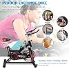 Hooseng-Exercise-Bike-Indoor-Cycling-Stationary-Bikes-Cardio-Workout-Machine-Upright-Bike-Belt-Drive-Adjustable-Resistance-Levels-with-LCD-Digital-Monitor-for-Home-Gym-Lose-Weight-Black Hooseng Aerobic Indoor Training Exercise Bike, Super-Silent Stationary Bike Cycling with LCD display, Seat Cushion…