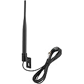 Eightwood Outdoor Dual Band WiFi Antenna, 2.4GHz 5GHz 5dbi RP-SMA Antenna | for WiFi Router, Mobile Hotspot, Range Extender, IP Security Camera, Backup Camera