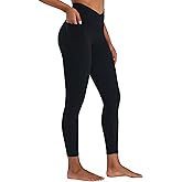 Sunzel Butt Lifting Scrunch Leggings for Women with Pockets No Front Seam Crossover Workout Booty Yoga Pants Tummy Control