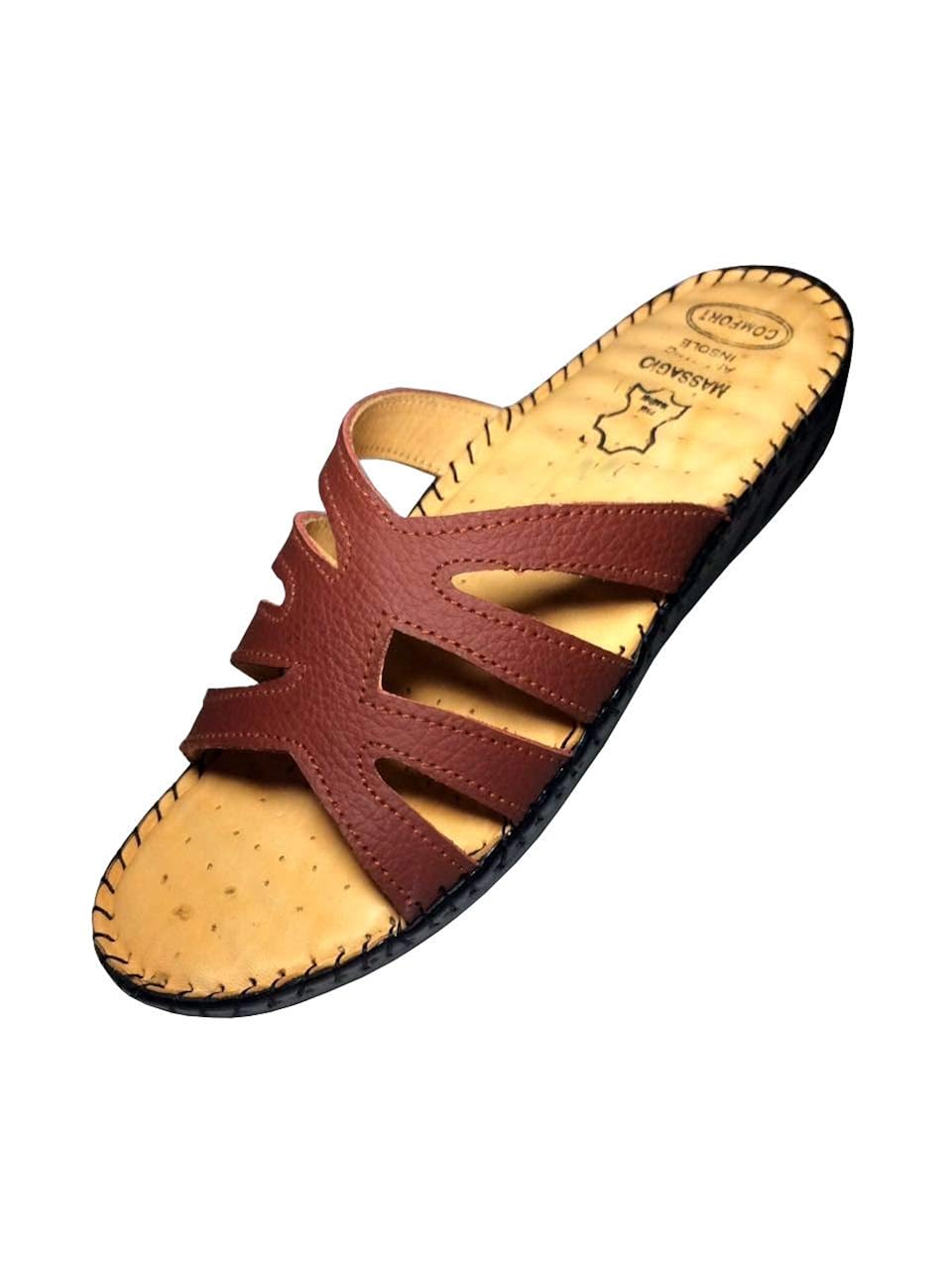 Buy Sapid Store Women S Maroon Genuine Leather Doctor Sole